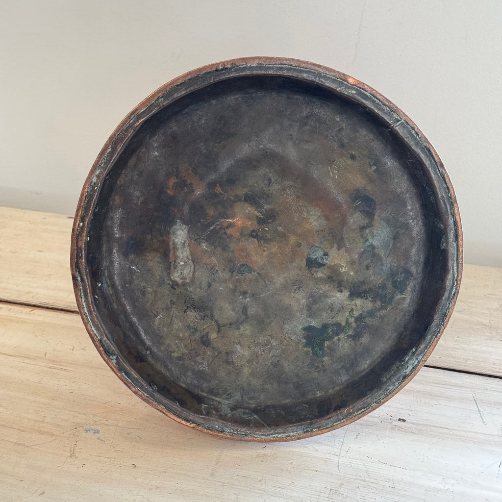 English Copper 1 Gallon Haystack Measure