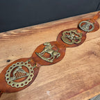 Brown Leather Medallion Strap