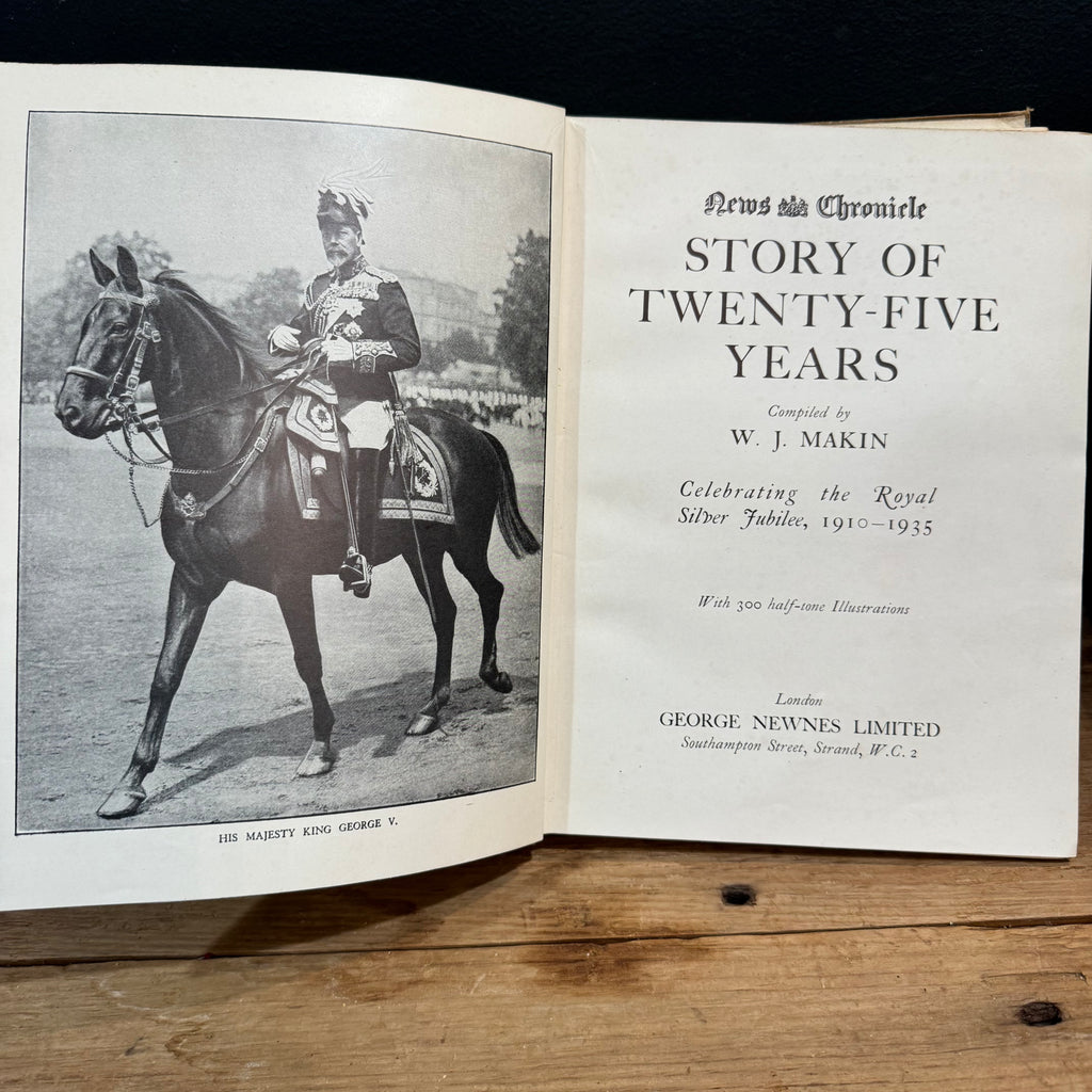 1935 "The Story of Twenty Years" Royal Silver Jubilee Illustrated History Book