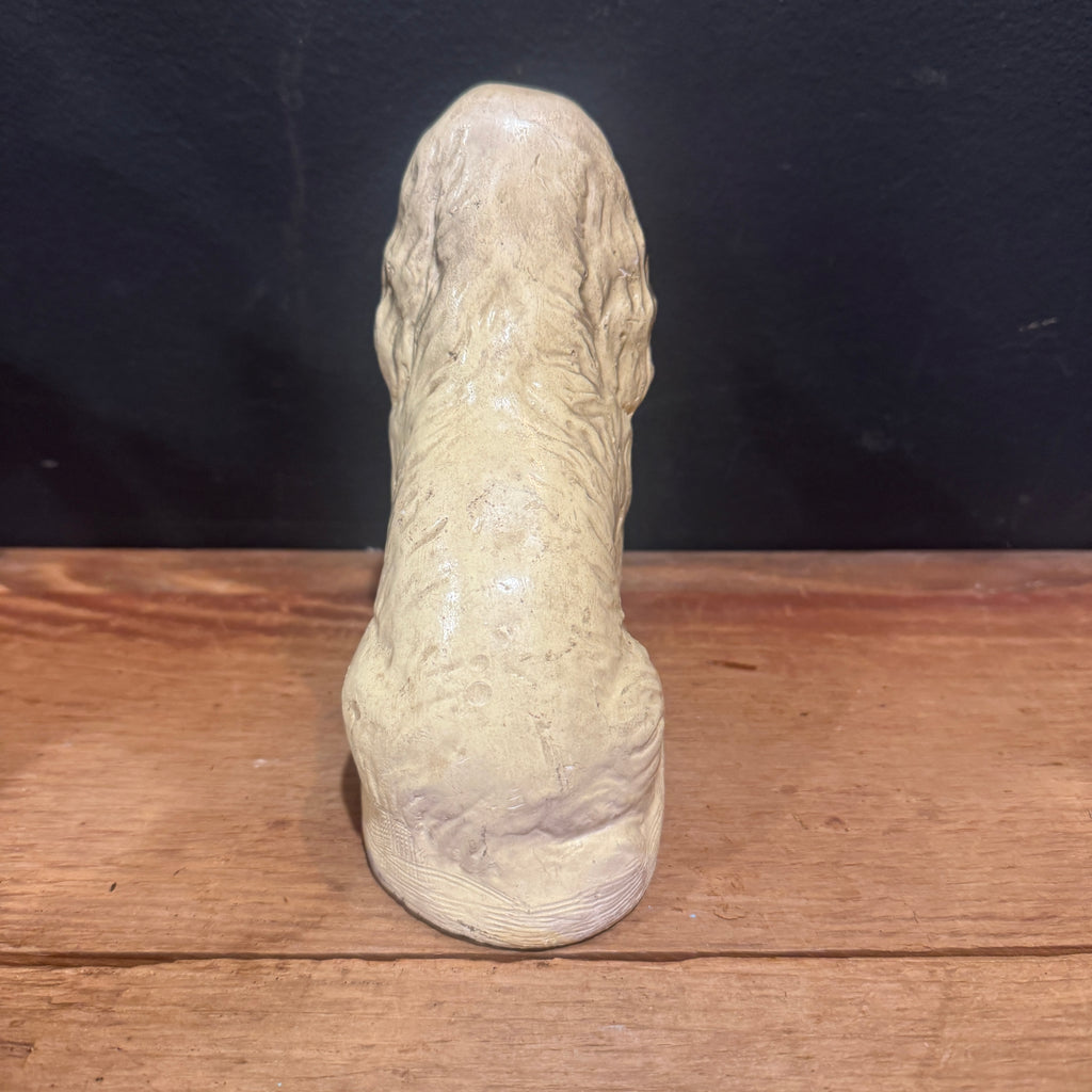 Vintage Chalkware Spaniel Dog Figurine
