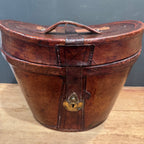 Antique Scottish P.D. Purves Silk Top Hat with Original Leather Travel Case & Key – Edinburgh c. 1890
