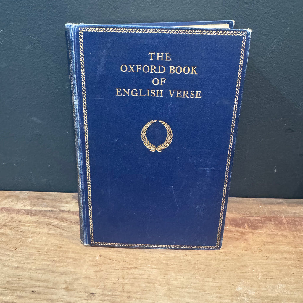 1912 First Edition The Oxford Book of English Verse | Arthur Quiller-Couch | Oxford Clarendon Press