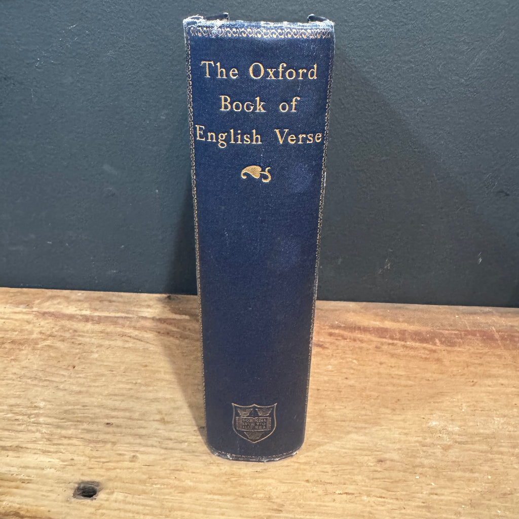 1912 First Edition The Oxford Book of English Verse | Arthur Quiller-Couch | Oxford Clarendon Press