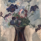 Antique French Oil Floral Still Life