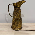Peerage Brass Embossed Pitcher