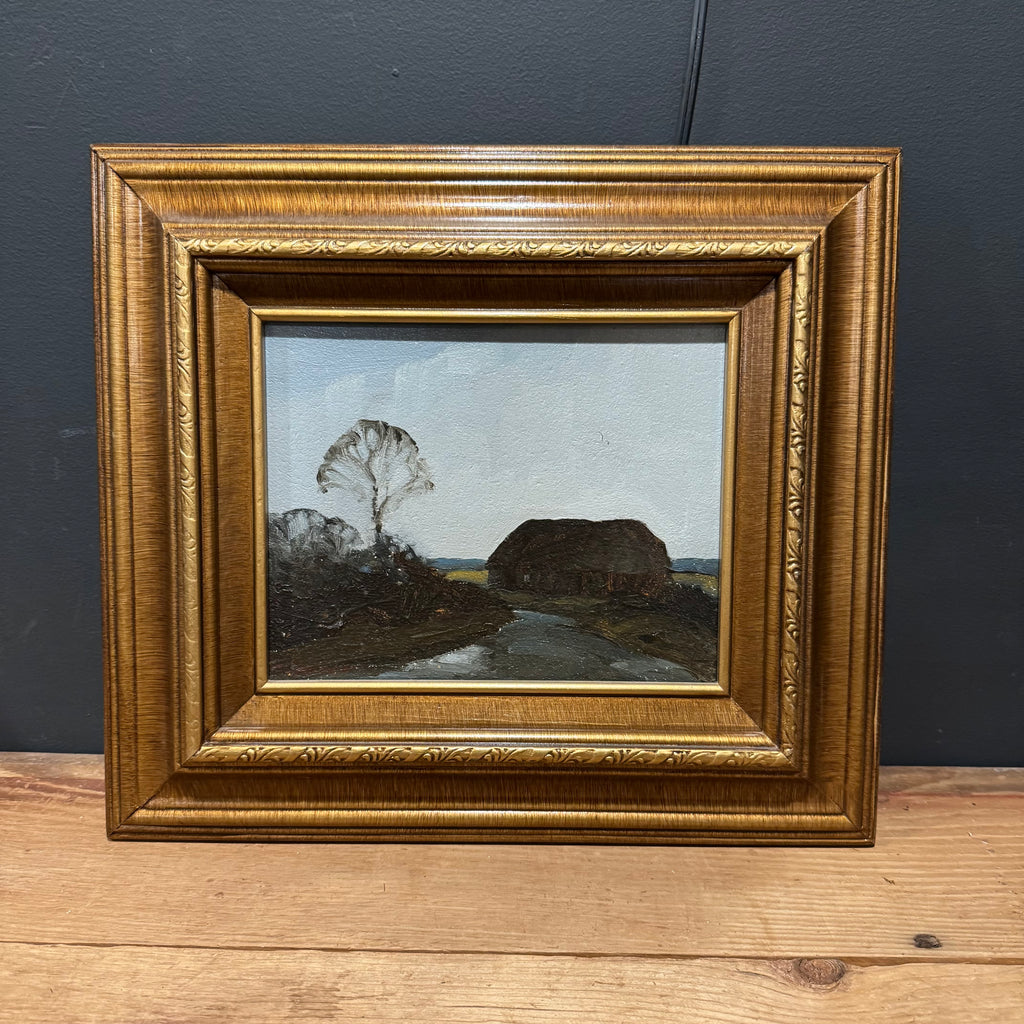 The Thatched Barn by John Foulger Framed