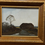The Thatched Barn by John Foulger Framed