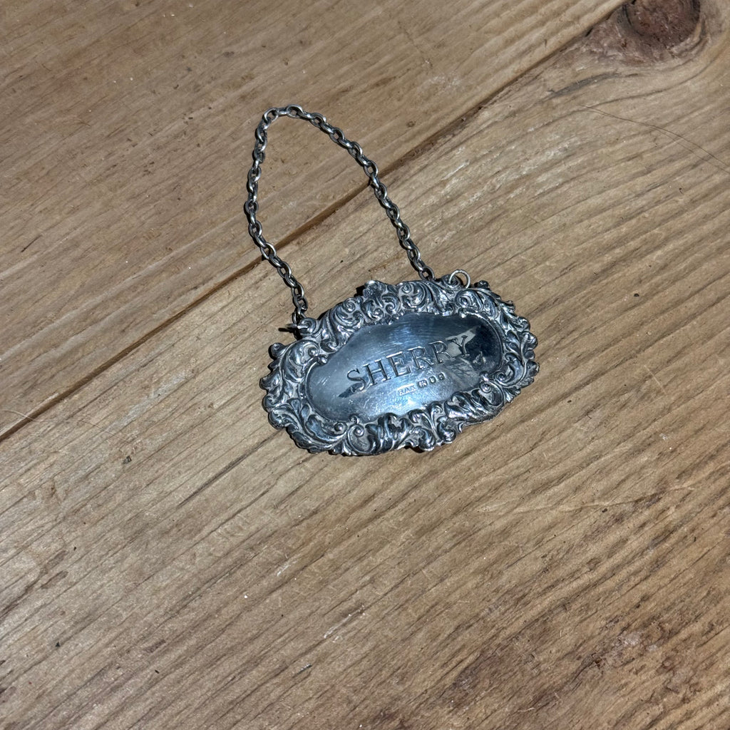 English Decanter Labels