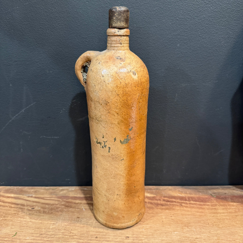 Antique Selters Nassau German Mineral Water Bottle With Original Stopper