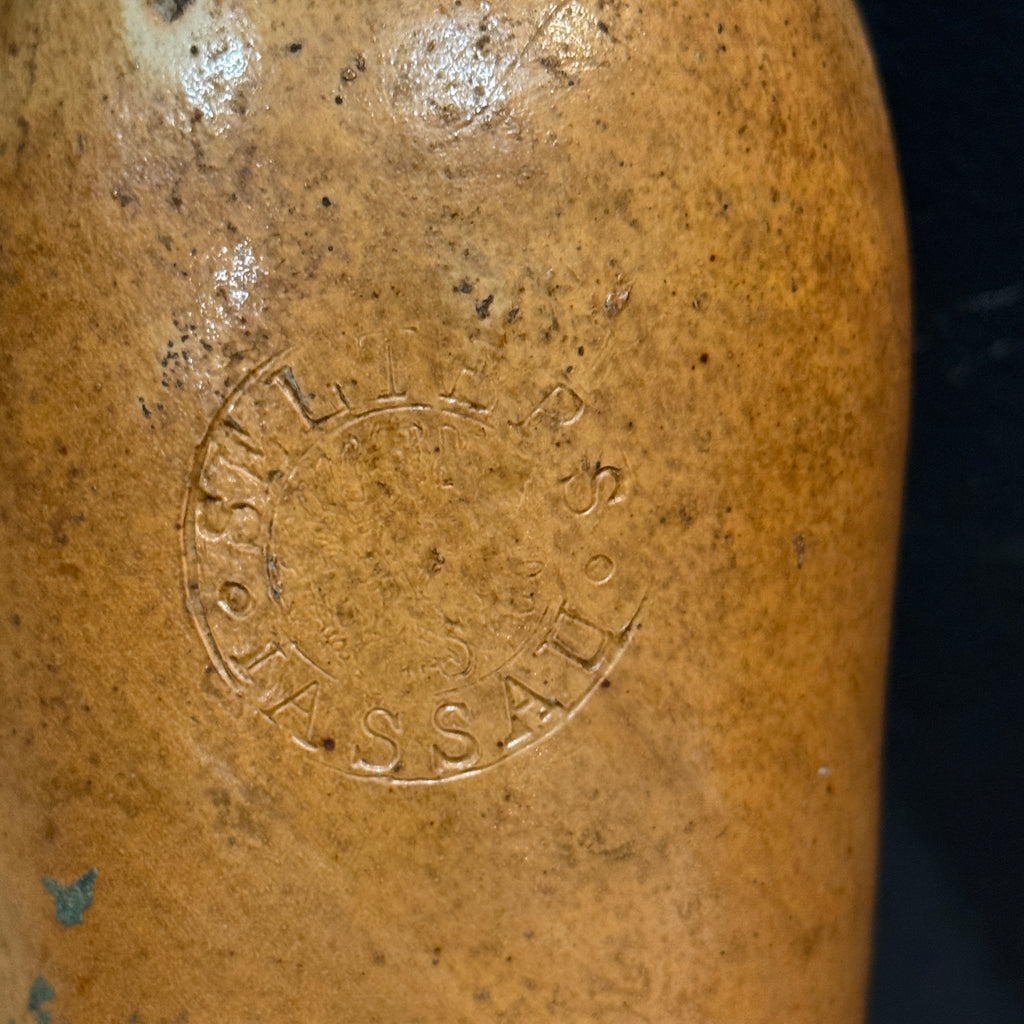 Antique Selters Nassau German Mineral Water Bottle With Original Stopper