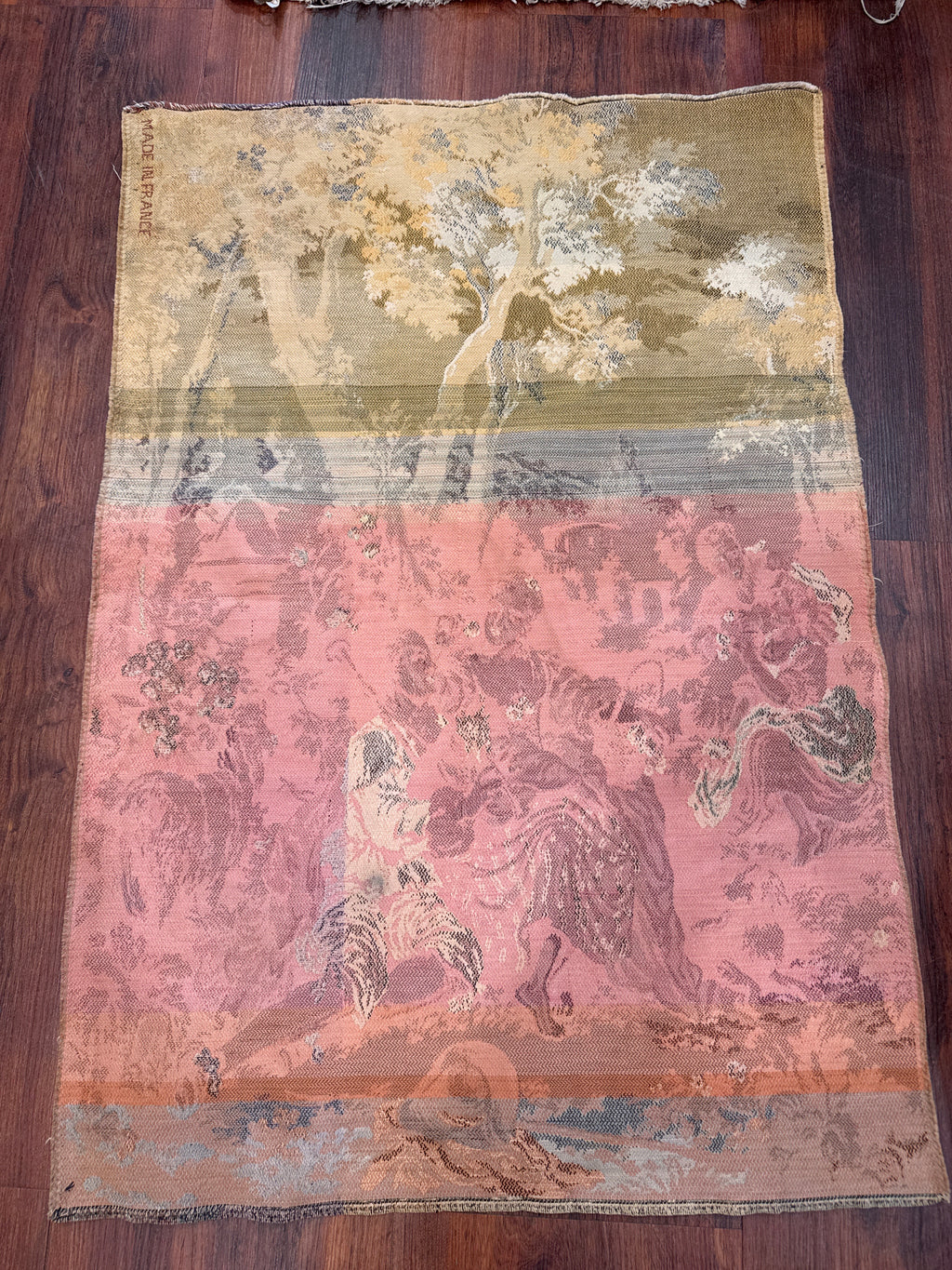 French Pastoral Tapestry Panel, Made in France