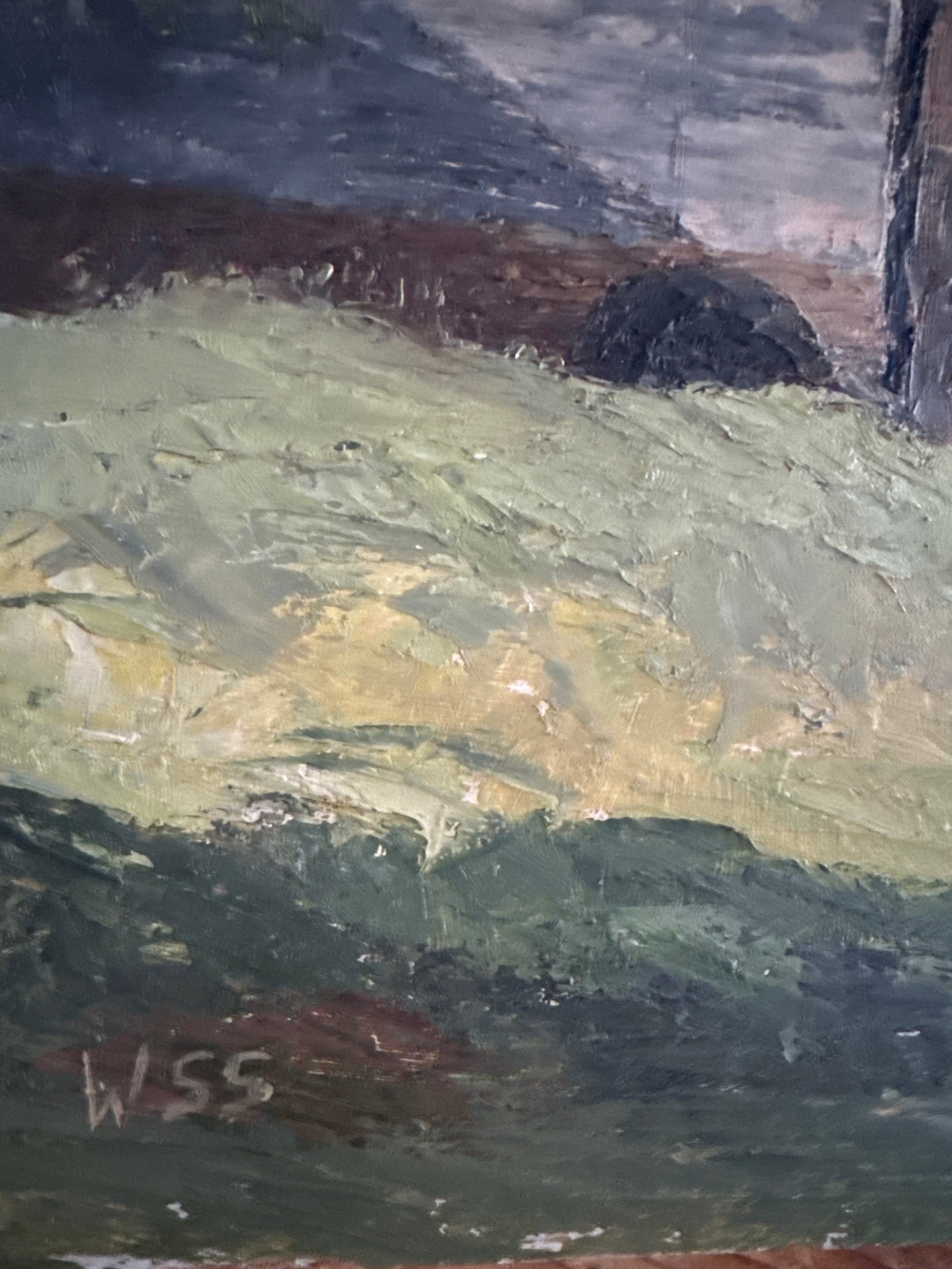 English Countryside Mill Oil Painting