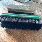 Green Horsehair Brush