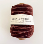 3/8" Velvet Ribbon - 30 yards