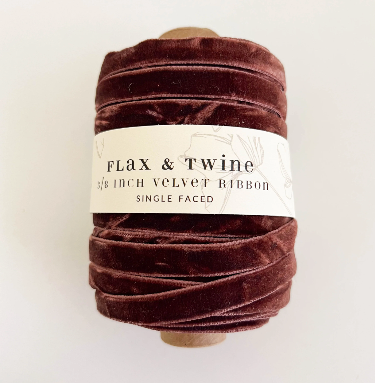 3/8" Velvet Ribbon - 30 yards