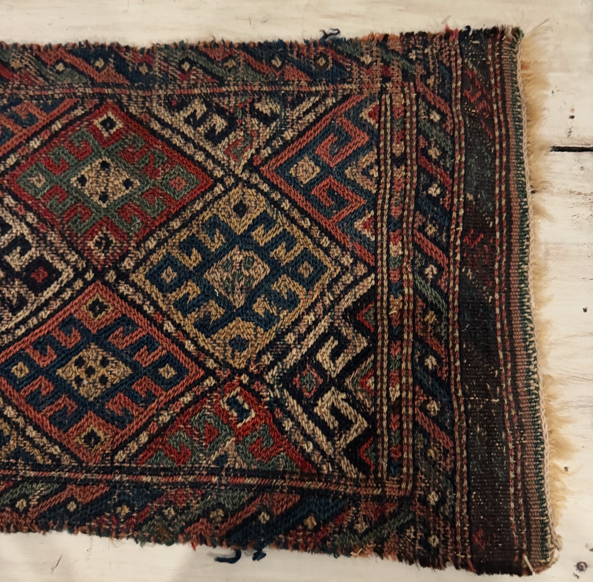 Antique Persian Wool Mat