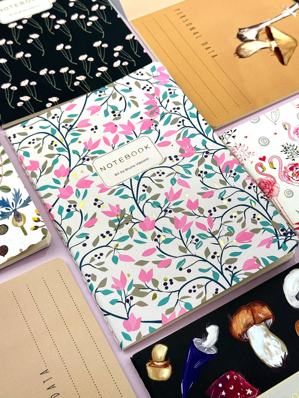 Spring Notebook Brown Spring Flowers Notebook – DAPPER BLEU