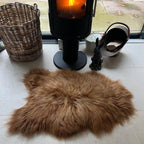 Icelandic Bronze Eco Dyed Sheepskin Large