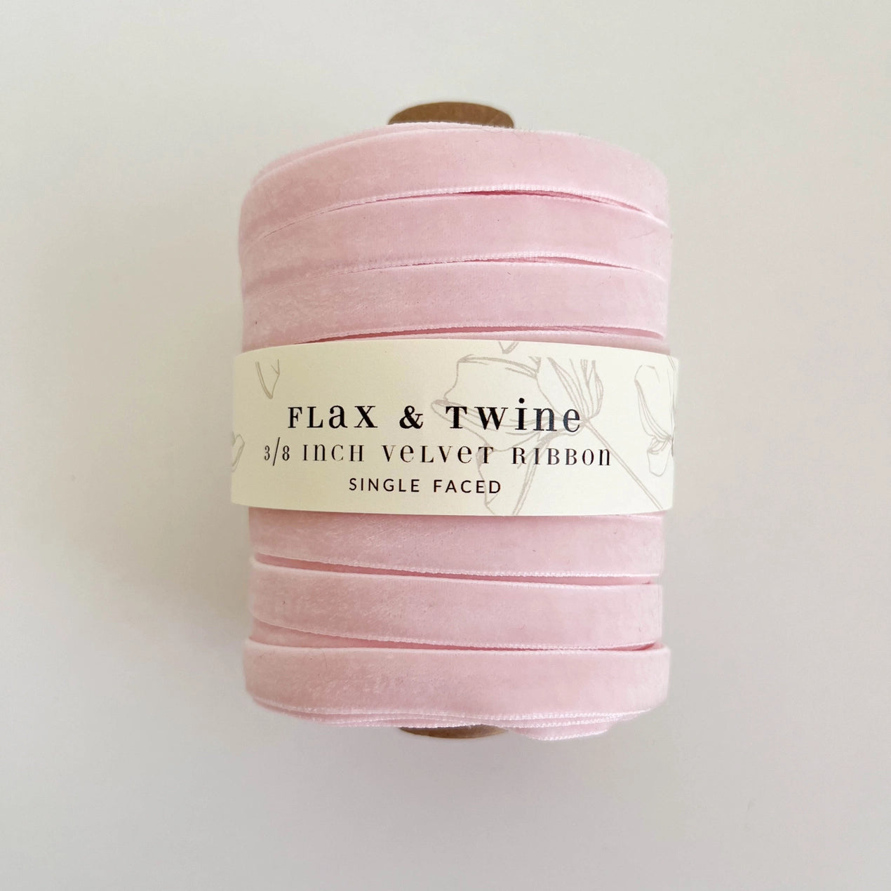 3/8" Velvet Ribbon - 30 yards