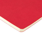 Vegan Leather A5 Notebook  - Red