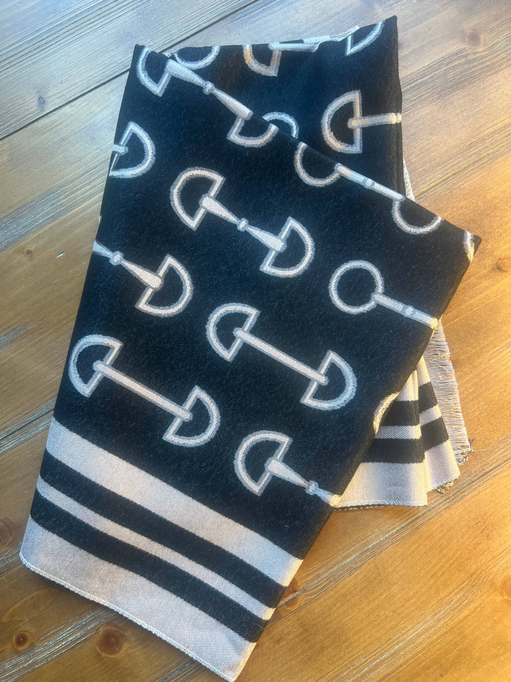 Equestrian Snaffle Bit Scarf