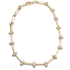 Entwined Knotted Link Necklace