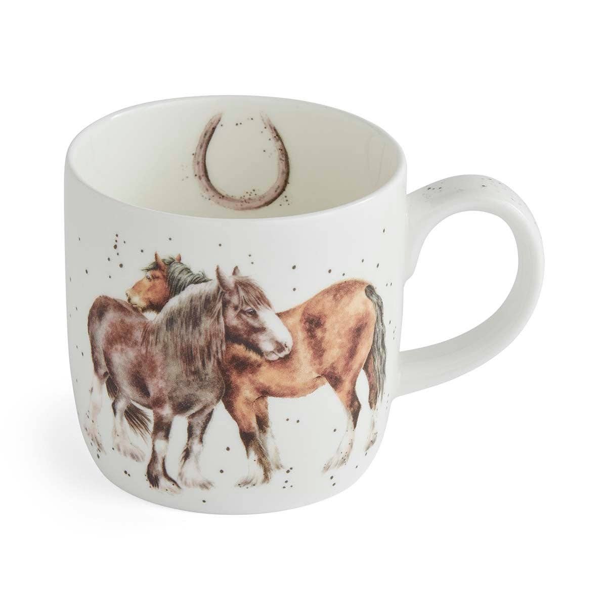 Royal Worcester Rw-Wrendale Designs Horses Mug 11Oz.