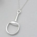 Snaffle Bit Equestrian Necklace
