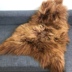 Icelandic Bronze Eco Dyed Sheepskin Large