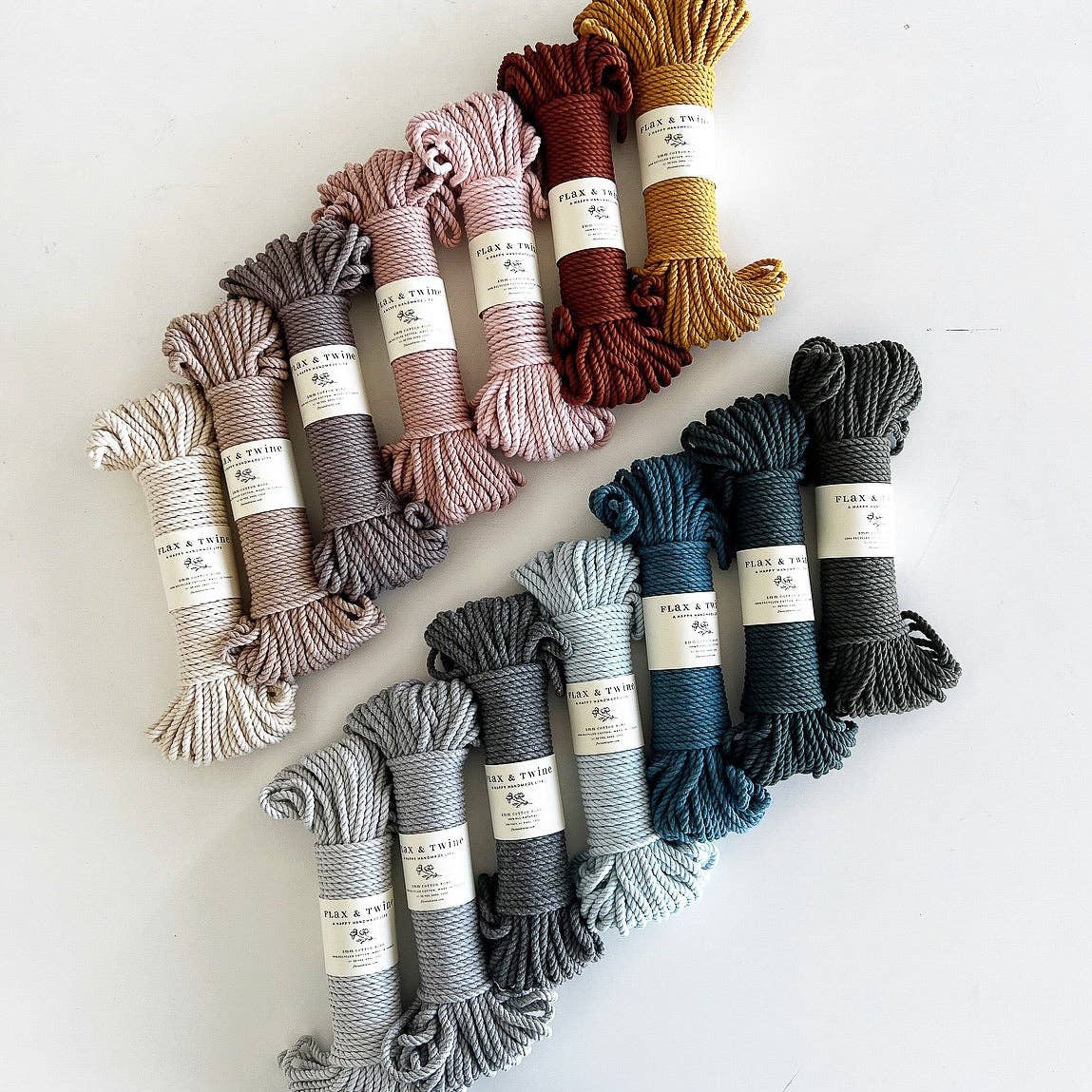 Flax & Twine 5mm Brenn Twisted Cotton Rope – DAPPER BLEU