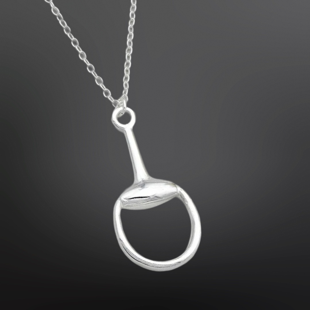 Snaffle Bit Equestrian Necklace
