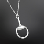 Snaffle Bit Equestrian Necklace