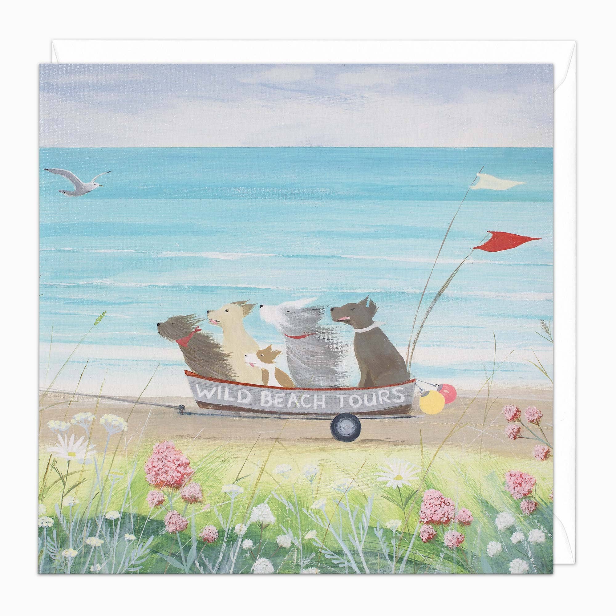 Wild Beach Tours Art Card