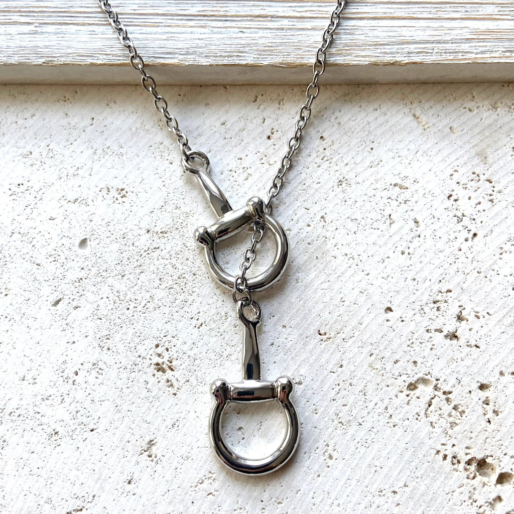 Horse bit necklace