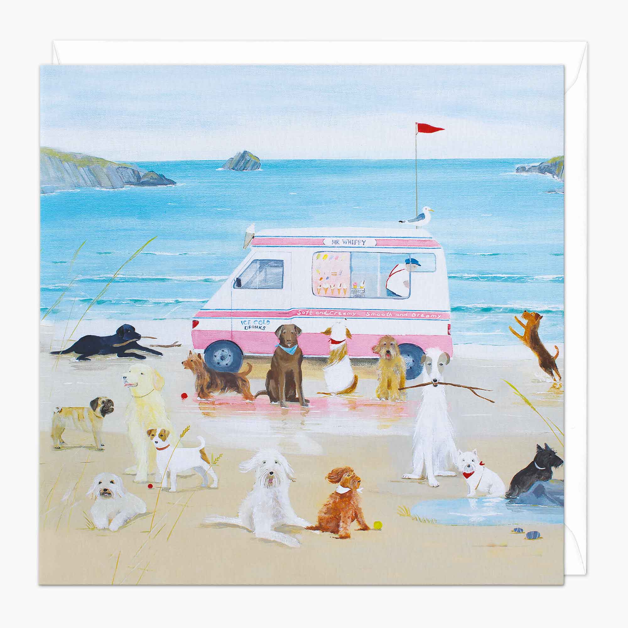 Seaside Icecream Art Card