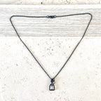 Horse jewelry stirrup necklace, equestrian, derby