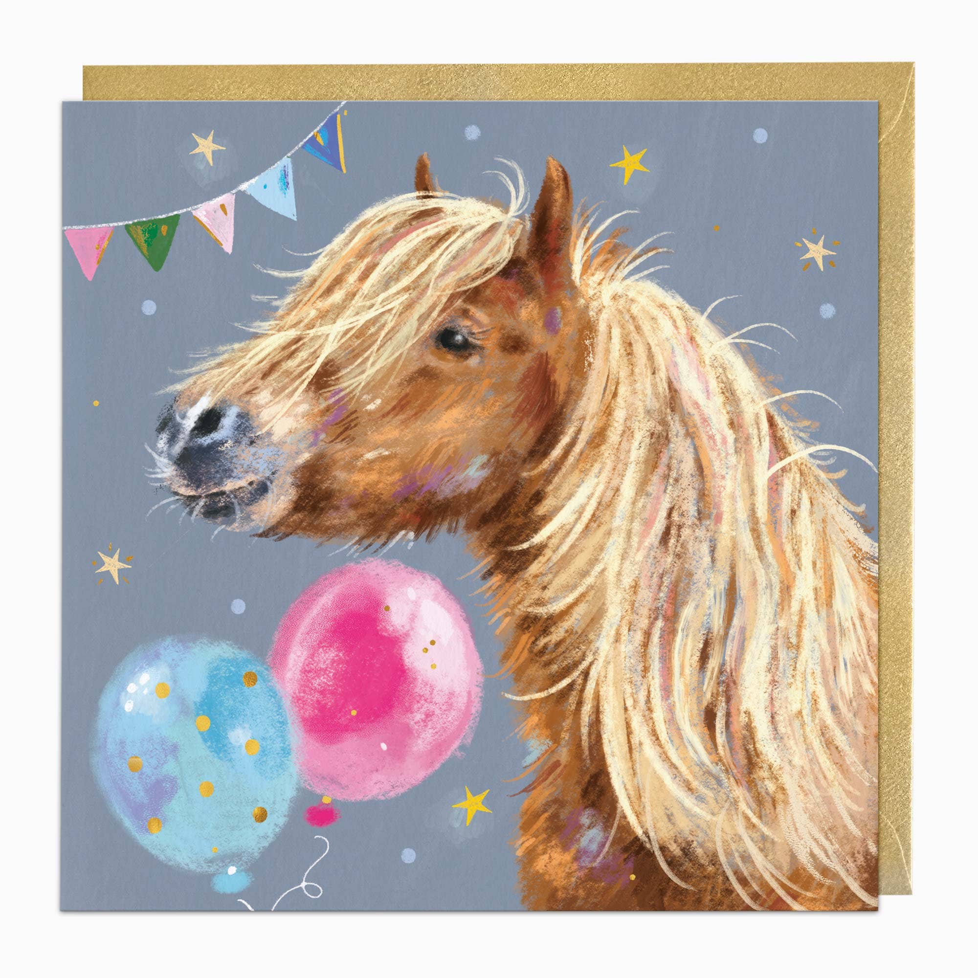 Party Horse Birthday Card