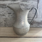Hand-Hammered Aluminum Pitcher